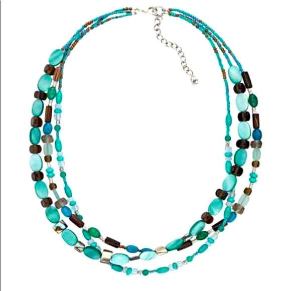 Silpada triple strand Necklace - Picture 1 of 4